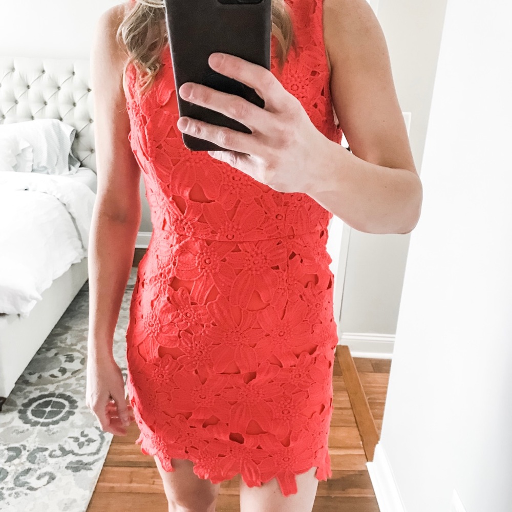 ASTR Coral Dress.